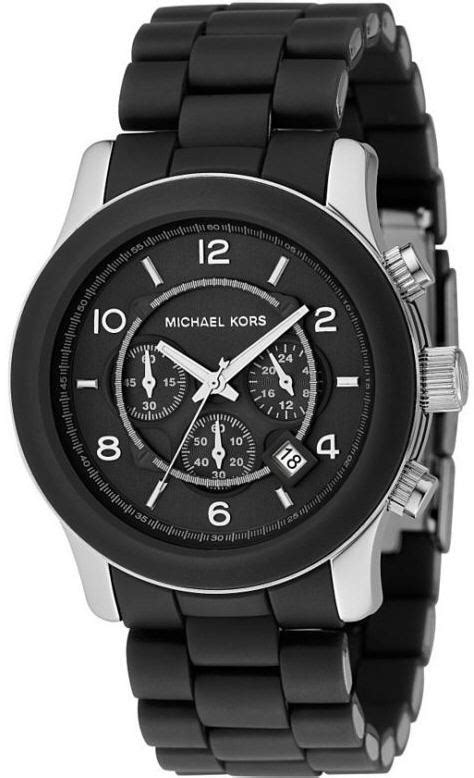 michael kors black sandstone watch|Michael Kors black chronograph watch.